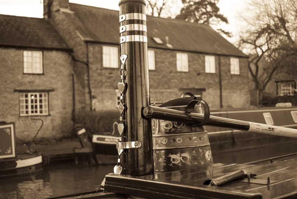 Stoke Bruerne Northamptonshire in Focus 4 Narrowboat Chimney Stoke Bruerne Northamptonshire